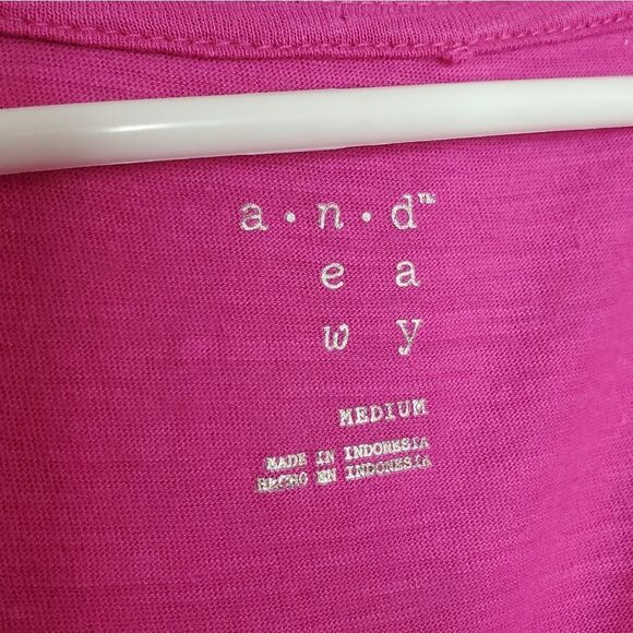 A New Day Target M T Shirt Magenta Pink Mini Fruit Pineapple Banana Melon - Picture 7 of 12